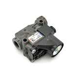 Isometric view of the Bendix 85144378 unit highlighting the electrical solenoid housing and the manufacturing label.