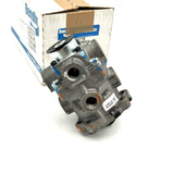 Side view of the Bendix 286171N valve highlighting the product label and mounting bolts.