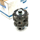 Alternative bottom angle of the 286171N valve detailing the metal spring mechanism and housing ports.