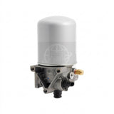 Rear view of the WABCO System Saver 1200P Air Dryer, part number 20377023, showing the heater connector and casting structural details.