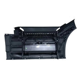 Rear inner side of a black plastic truck cab side panel step cover, item code 82748367.