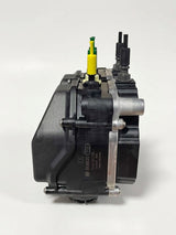 • Side view of the 85031447 module, displaying the factory identification plate with Bosch technical numbers and manufacturing data.