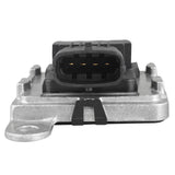 Front-facing profile shot focusing on the 4-pin male electrical interface plug integrated into the 22303391 emission sensor module.