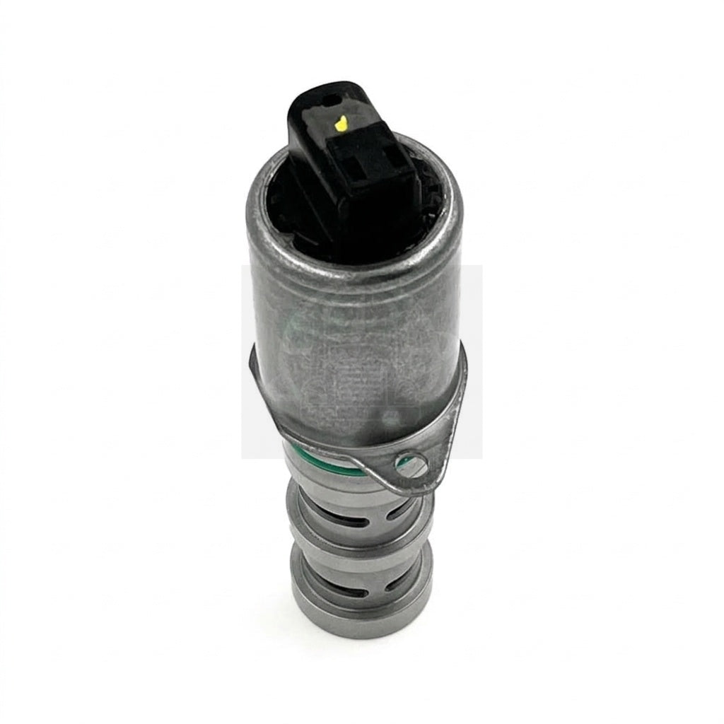 Top-down view of the 23013323 component, focusing on the black electrical plug with a yellow mark.