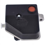 Rear view of the 21534115 Air Purge Valve Module, featuring the flat black composite cover and a circular orange seal.