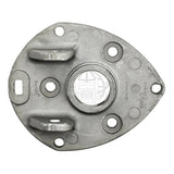 Horizontal close-up shot of a die-cast hardware adapter plate, labeled with item code 745-236979N, showing the embossed branding marks.