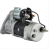 Left-side isometric view of the starter (22398223) emphasizing the solenoid mounting, batch/serial stamps, and upper terminal links.