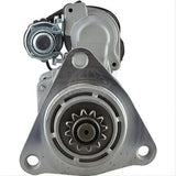 Straight-on front view of the starter mounting flange, highlighting the multi-tooth bendix drive gear setup up close. Search code: 22398219